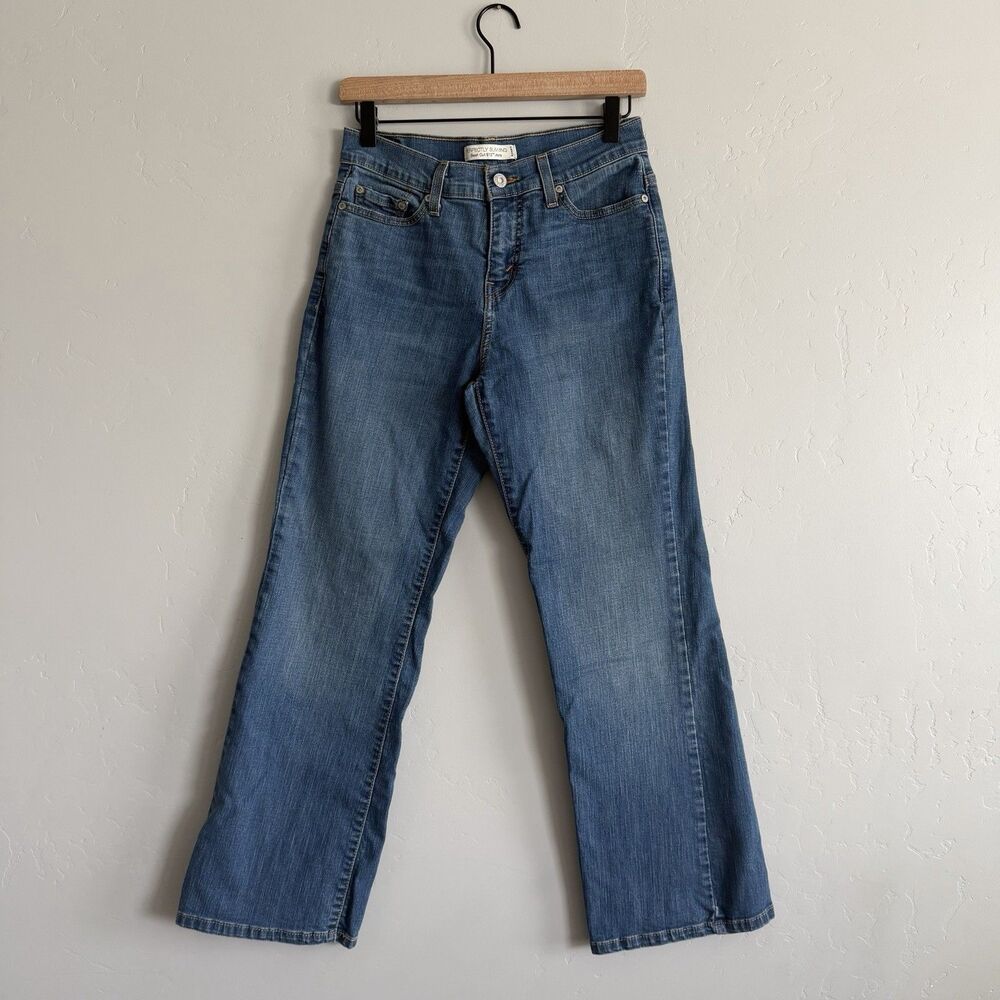 Levis 512 Womens Size 6 Perfectly Slimming Bootcut Jeans Y2K Studded  Vintage